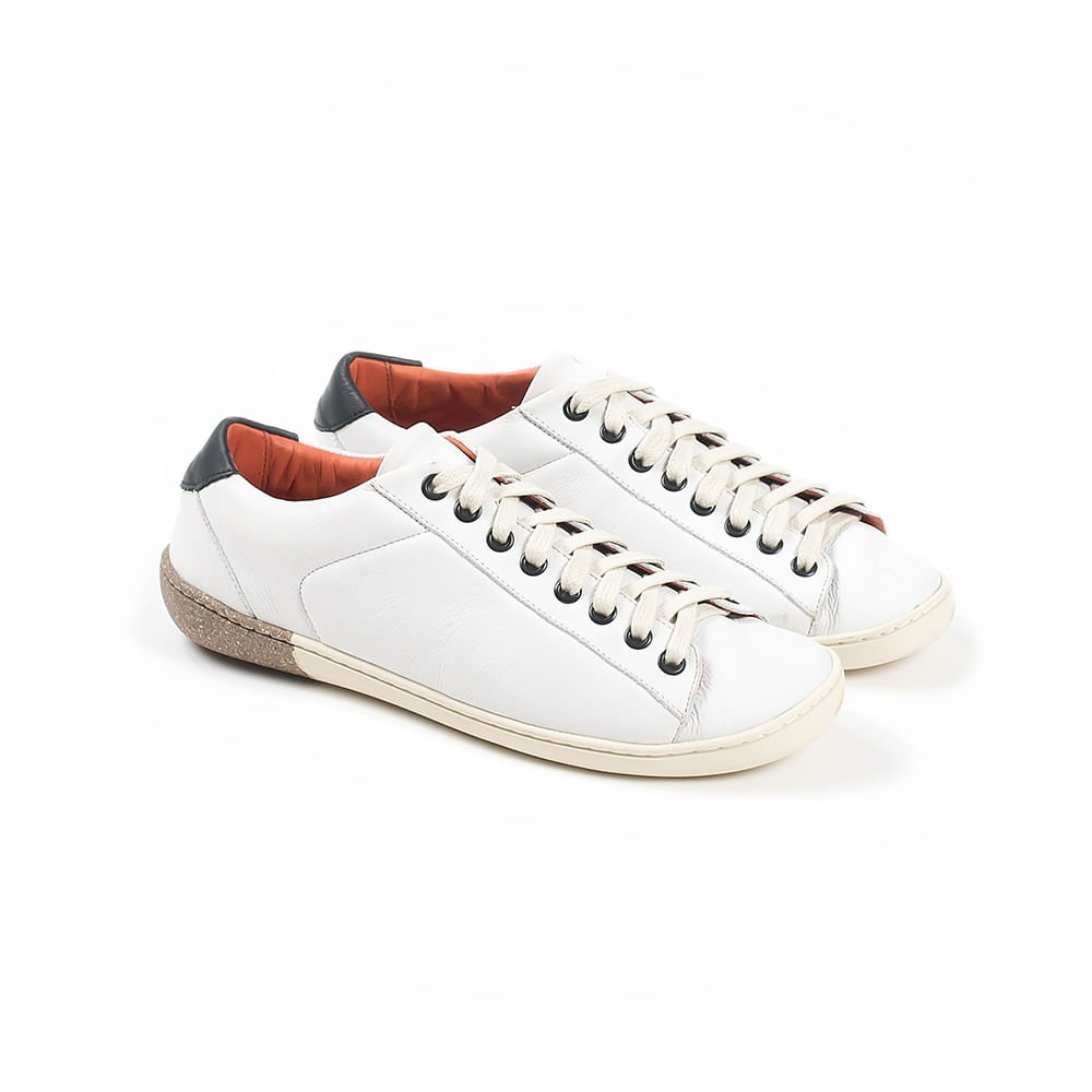 off white leather trainers