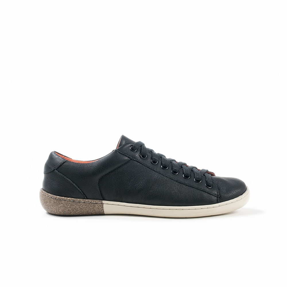 black leather trainers womens